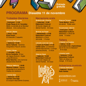 Llibreries Fest 2023 - Dissabte 11